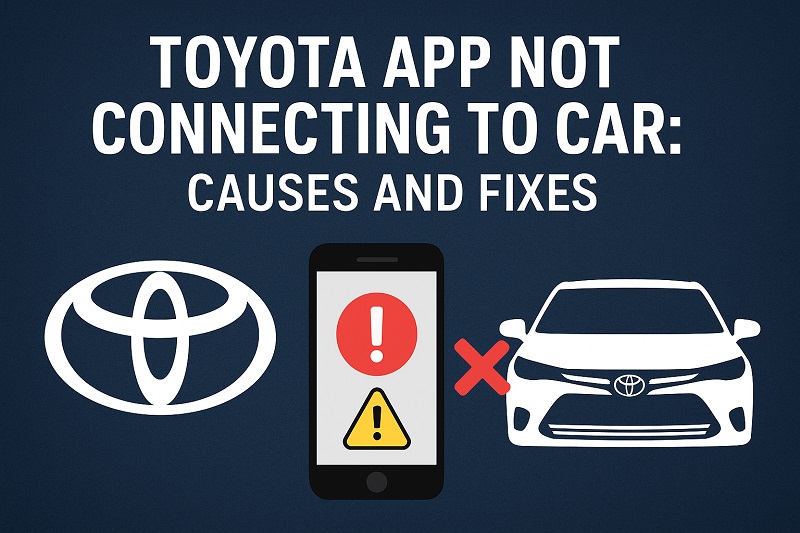 Toyota App Not Connecting to Car