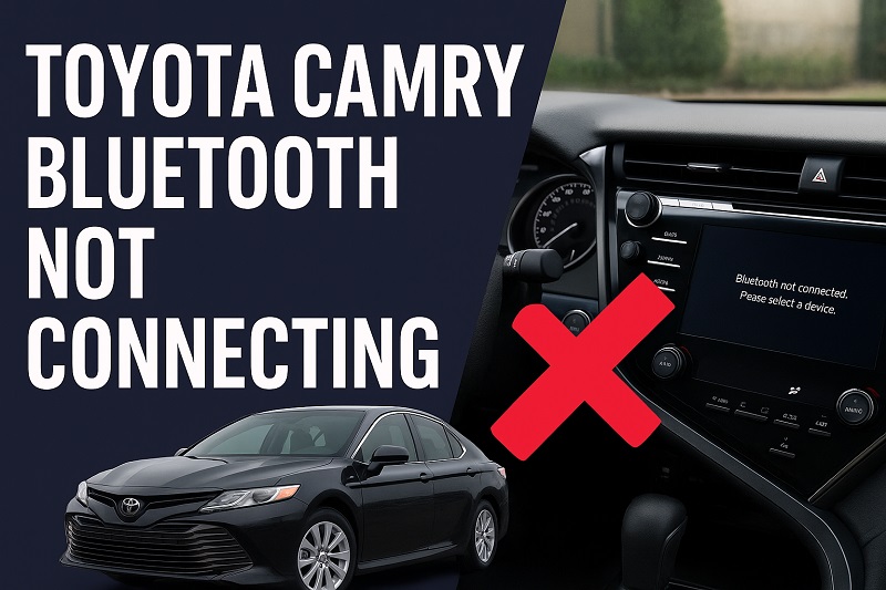 Toyota Camry Bluetooth Not Connecting