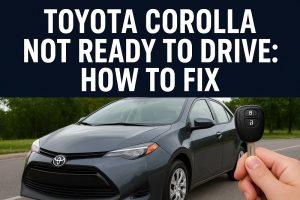 Toyota Corolla Not Ready to Drive