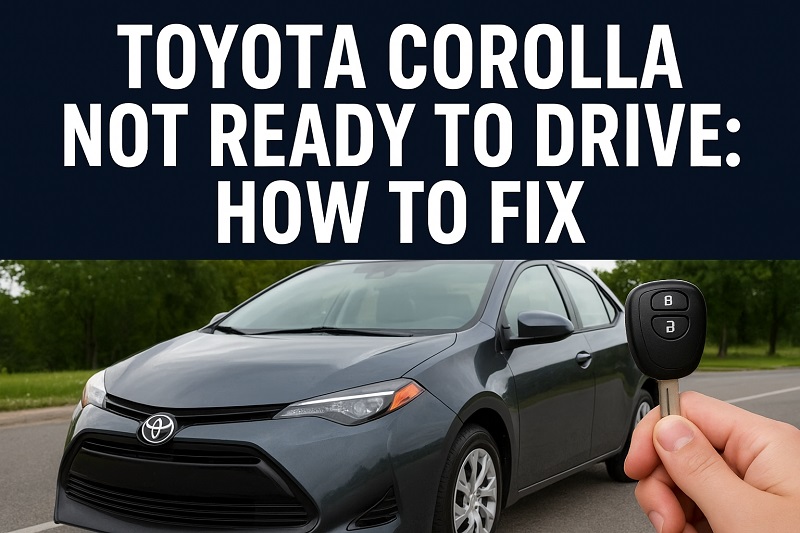 Toyota Corolla Not Ready to Drive