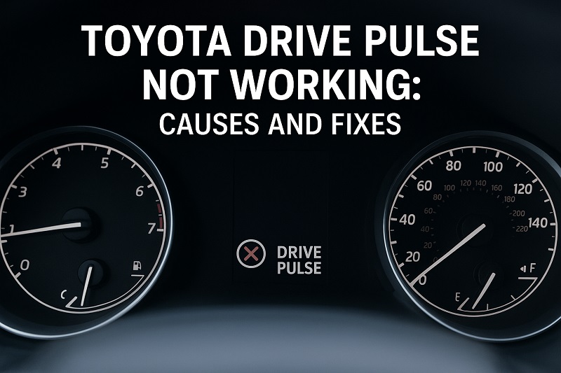 Toyota Drive Pulse Not Working