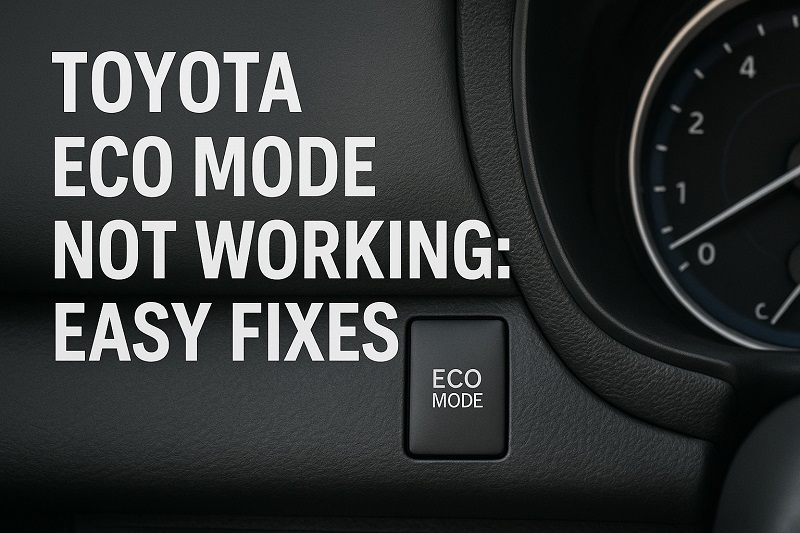 Toyota Eco Mode Not Working