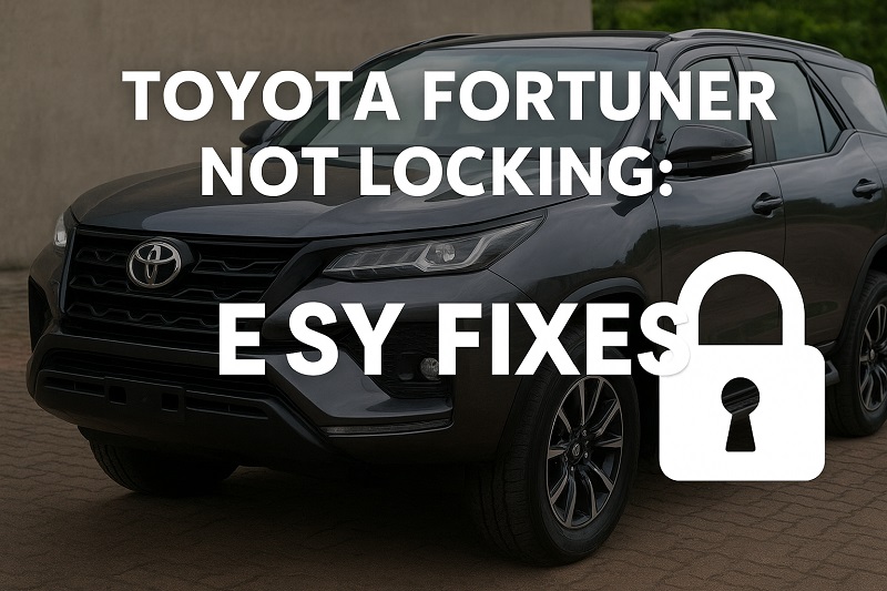 Toyota Fortuner Not Locking