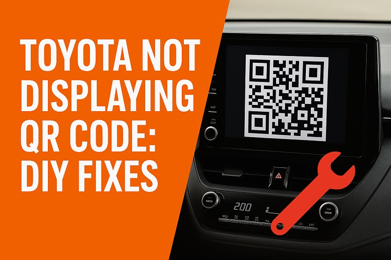 Toyota Not Displaying QR Code