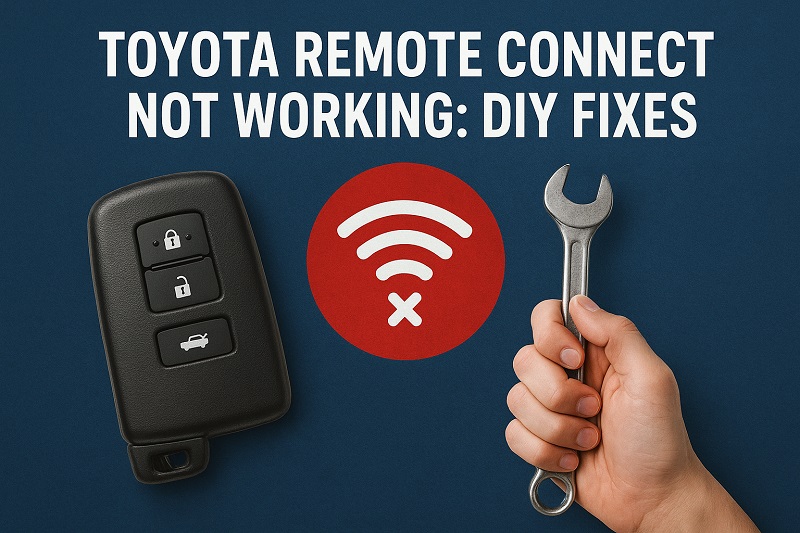 Toyota Remote Connect Not Working