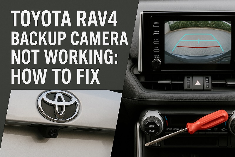 rav4 backup camera not working