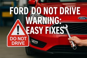 Ford Do Not Drive Warning