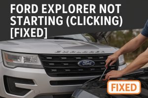 Ford Explorer Not Starting (cLICKING)