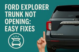 Ford Explorer Trunk Not Opening