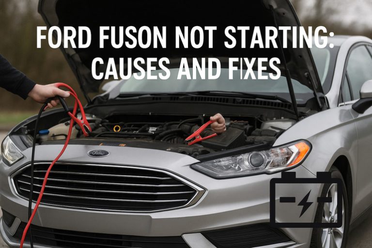 My Ford Fusion Won T Start But Has Power