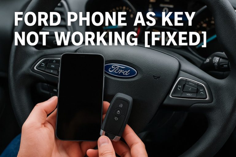 Ford Phone as Key Not Working [FIXED] - Know Vehicles