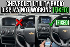 Chevrolet Utility Radio Display Not Working