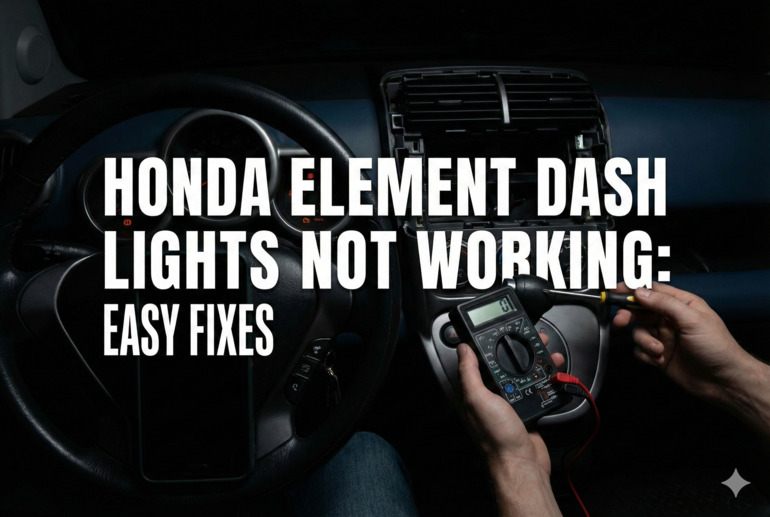 Honda Element Dash Lights Not Working