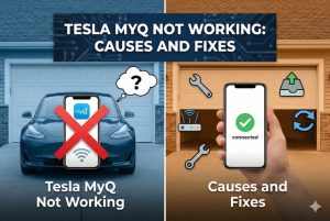 Tesla Myq Not Working