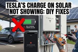 Tesla's Charge on Solar Not Showing