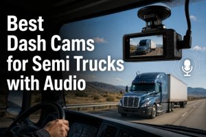 Best Dash Cams for Semi Trucks with Audio