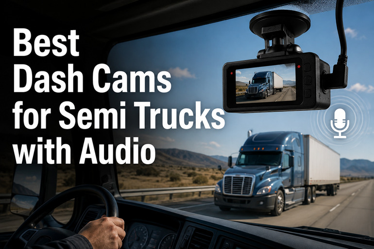 Best Dash Cams for Semi Trucks with Audio