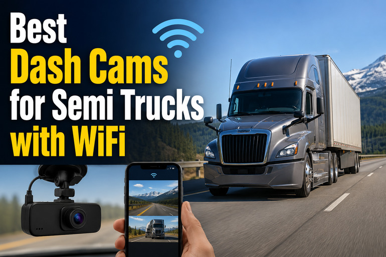  Best Dash Cams for Semi Trucks with WiFi