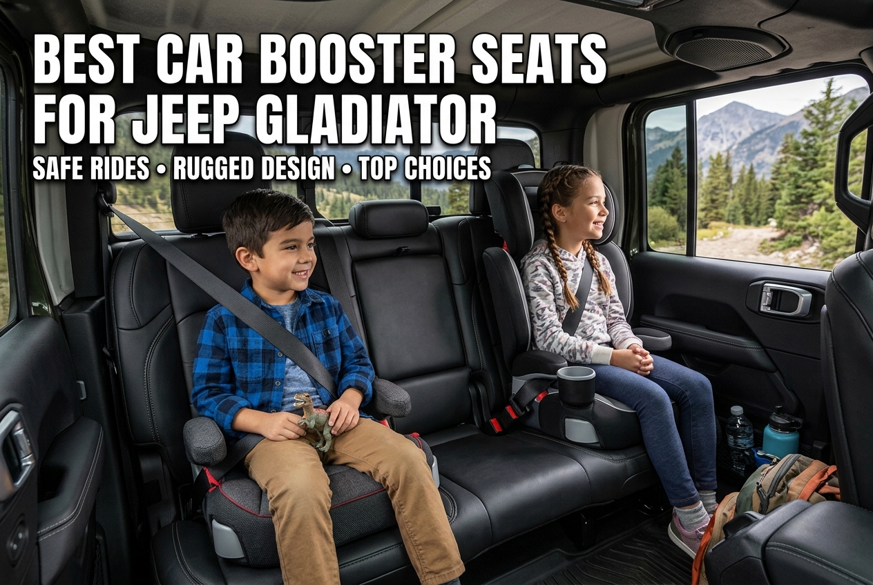 Best Car Booster Seats for Jeep Gladiator