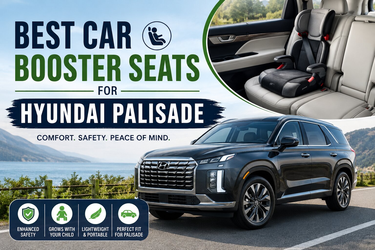 Best Car Booster Seats for Hyundai Palisade