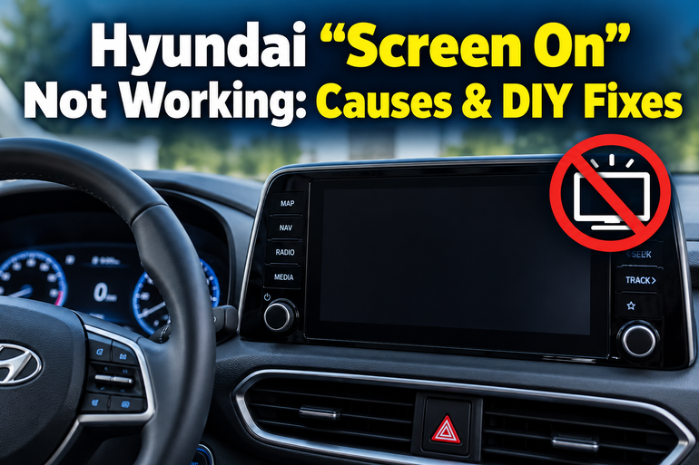 Hyundai "Screen On" Not Working